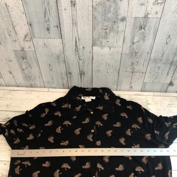 Vintage Ronni Nicole II Monkey Blouse/Jacket 18W - Picture 5 of 8